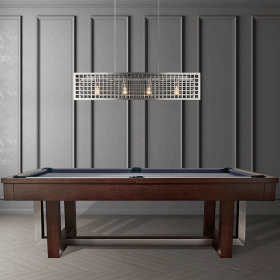 American Heritage Abbey pool table with premium accessories and a new felt by SOLO® Pool Tables.