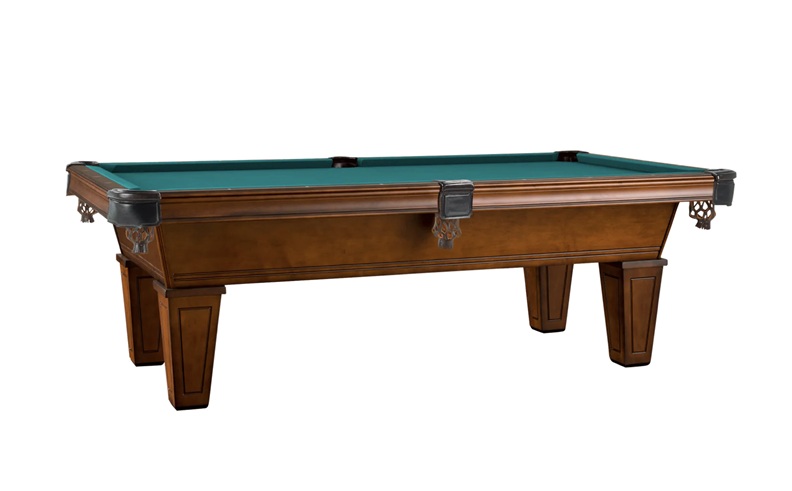 American Heritage Avon pool table with premium accessories and a new felt by SOLO® Pool Tables.