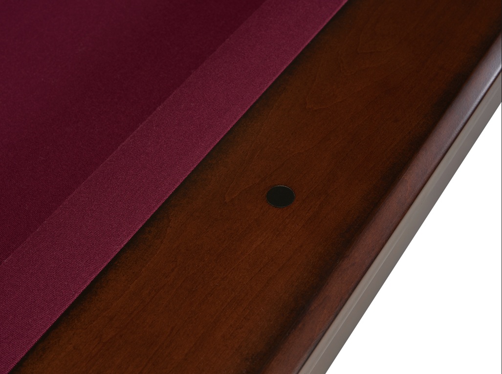 American Heritage Quest pool table with premium accessories and a new felt by SOLO® Pool Tables.
