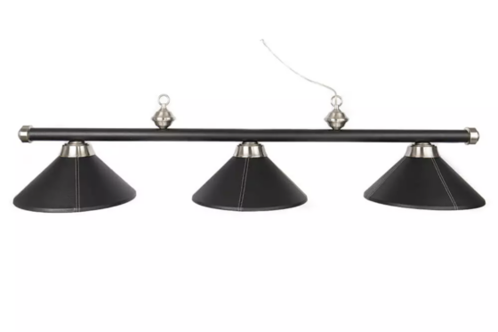 Billiards Light - Black Leather