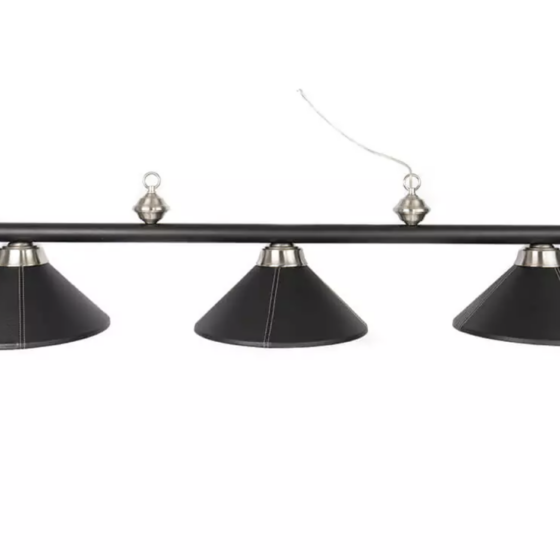 Billiards Light - Black Leather